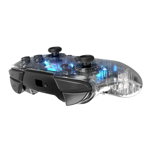 PDP Afterglow Wireless Deluxe, Nintendo Switch, caurspīdīgs - Bezvadu kontrolieris