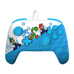 PDP Rematch Mario Escape, Nintendo Switch, gaši zila/balta - Kontrolieris 708056070793