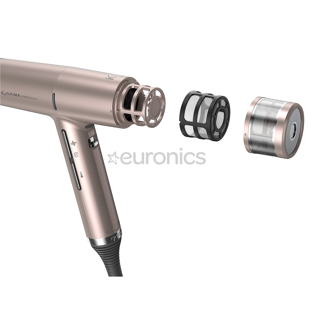 GA.MA IQ1 Perfetto, 1600 W, rozā zelta - Matu fēns