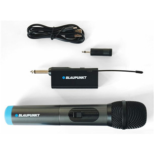 Blaupunkt WM40U, melna - Bezvadu mikrofons ar uztvērēju