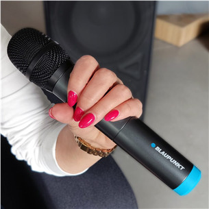 Blaupunkt WM40U, melna - Bezvadu mikrofons ar uztvērēju