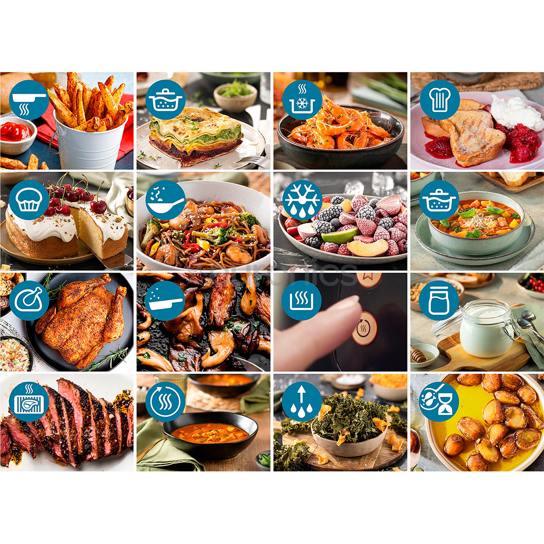 Philips 3000 Series, 7,2 л, 2000 Вт, черный - Аэрогриль