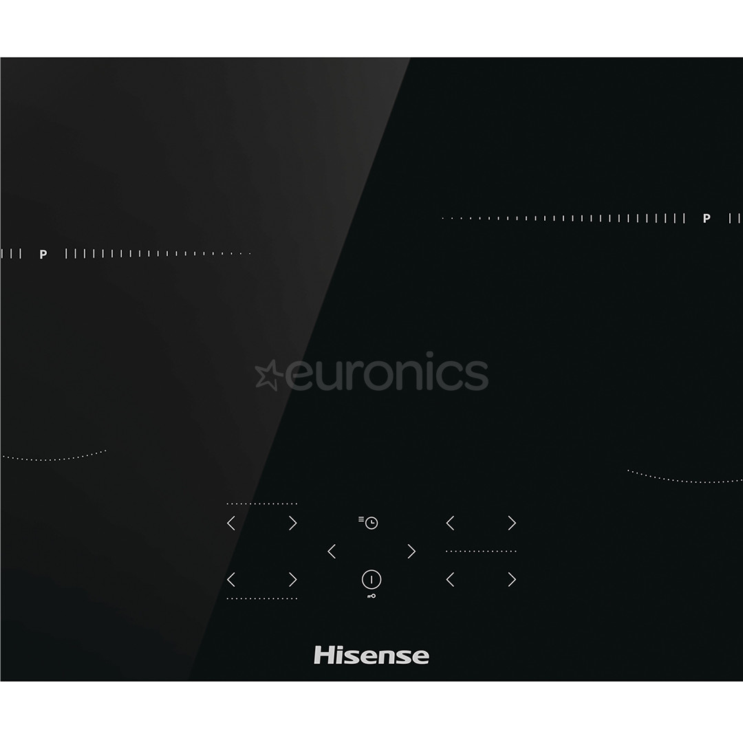 Hisense, platums 59.5 cm, melna - Iebūvējama indukcijas plīts virsma