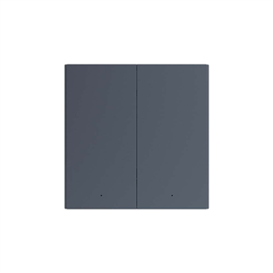 Aqara Wall Switch H1 EU Double Rocker, нейтраль, серый - Умный переключатель