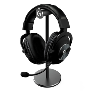 Logitech G Pro X + Stand, melna - Austiņas ar mikrofonu