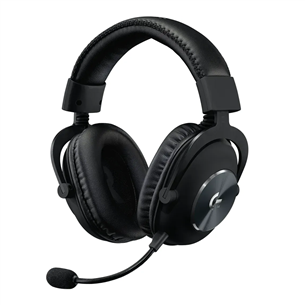 Logitech G Pro X + Stand, melna - Austiņas ar mikrofonu