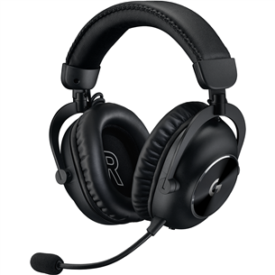 Logitech G PRO X 2 + Stand, melna - Bezvadu austiņas ar mikrofonu