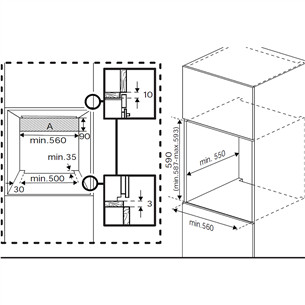 Beko, 72 L, pirolītiskā tīrīšana, melna - Iebūvējama elektriskā cepeškrāsns
