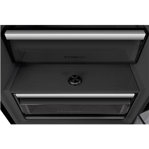 Hisense, NoFrost, 330 л, высота 186 см, черный - Холодильник