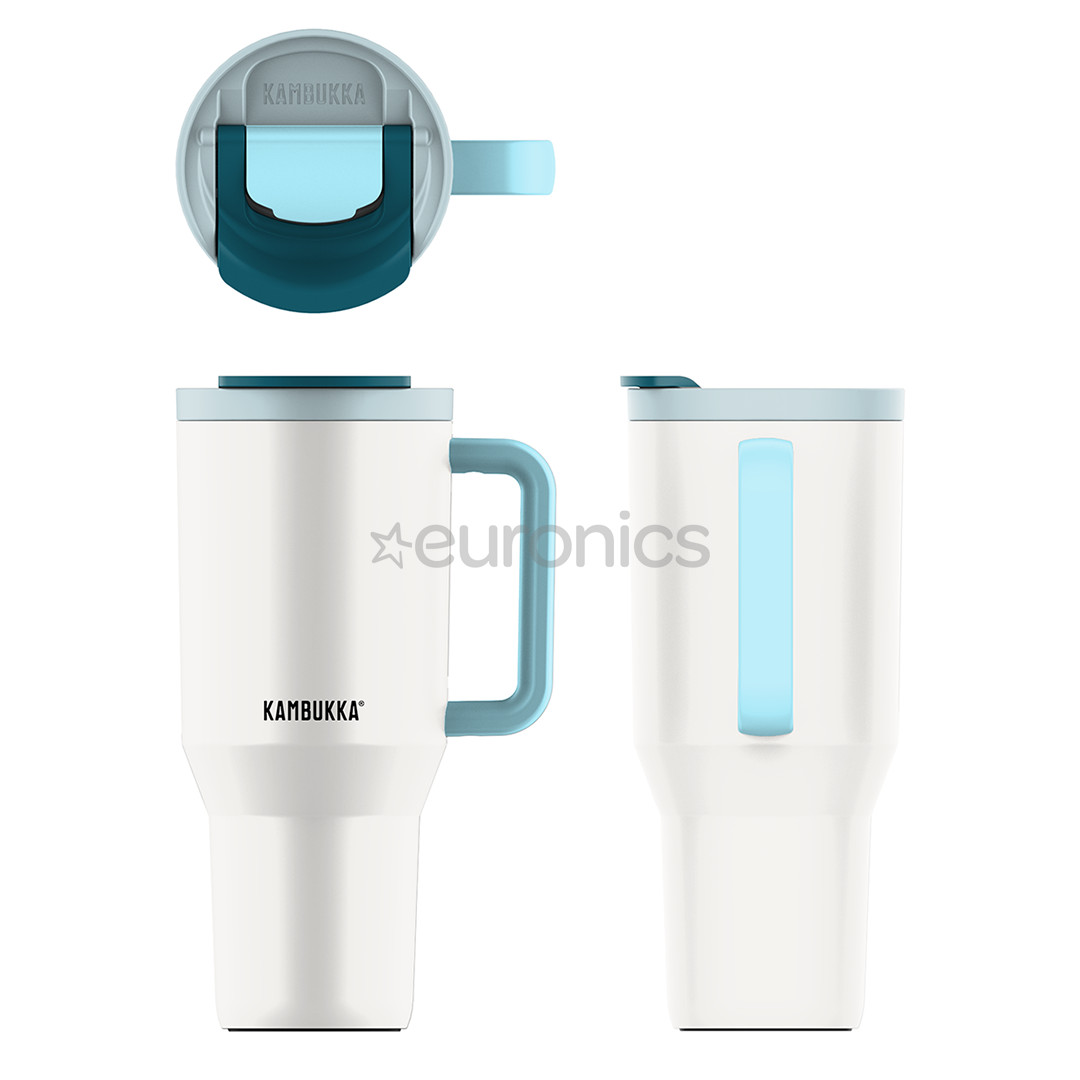 Kambukka Rio Tumbler, 950 ml, Frosty Coconut, balta/zila - Termokrūze