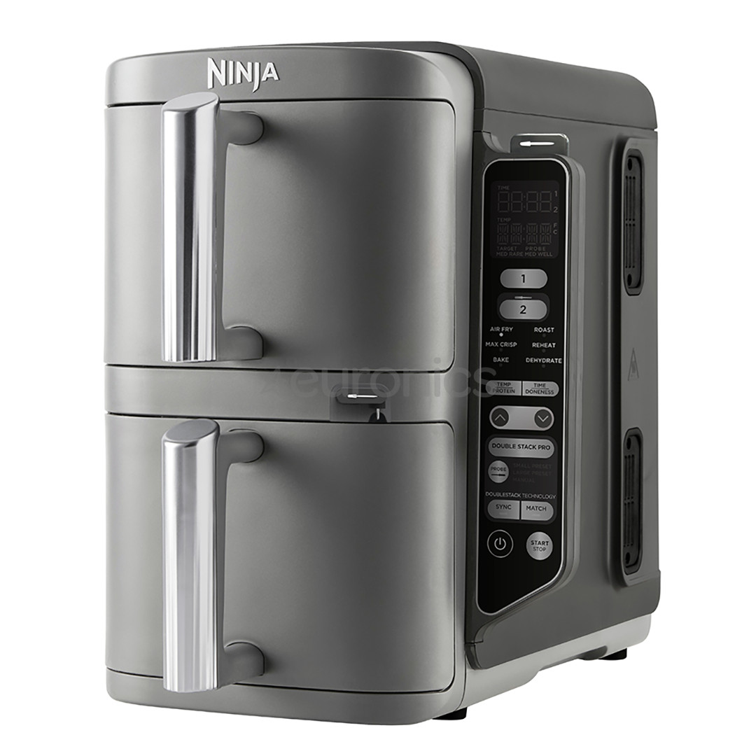 Ninja Double Stack XL 9.5L, 2470 W, grey -  Air Fryer + probe