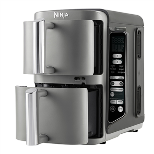 Ninja Double Stack XL 9,5 л, 2470 Вт, серый - Аэрогриль + термощуп