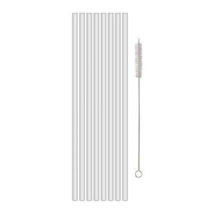 Koziol CHEERS STRAWS, 270 мм, 8 шт., 4009535, кристально прозрачные - Питьевые трубочки с ершиком PR000126754