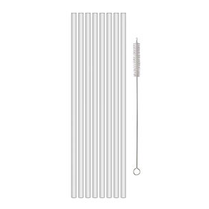 Koziol CHEERS STRAWS, 270 мм, 8 шт., 4009535, кристально прозрачные - Питьевые трубочки с ершиком PR000126754