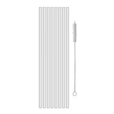 Koziol CHEERS STRAWS, 270 мм, 8 шт., 4009535, кристально прозрачные - Питьевые трубочки с ершиком