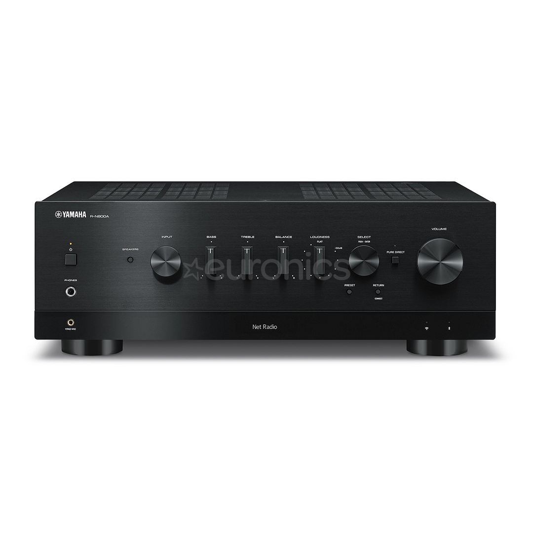 Yamaha R-N800A, 2.1, MusicCast, melna - Resīveris