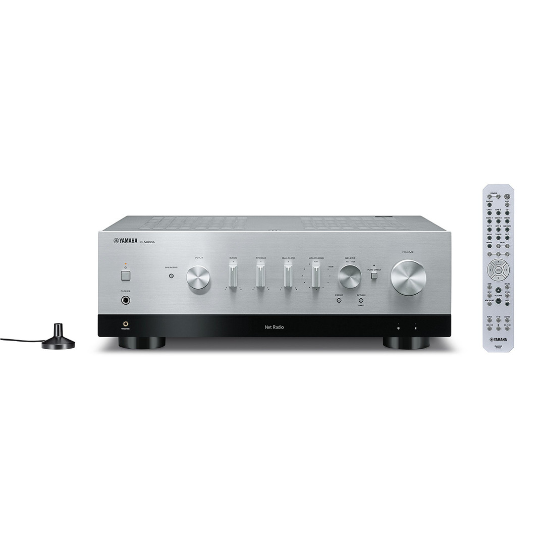 Yamaha R-N800A, 2.1, MusicCast, silver - Receiver