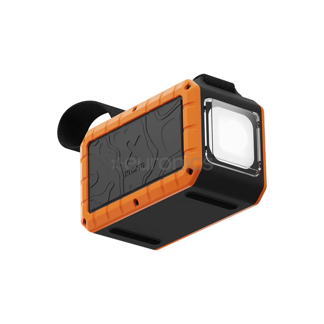 Xtorm XR204 Rugged Flashlight Powerbank, 40000 mAh, black / orange - Power bank