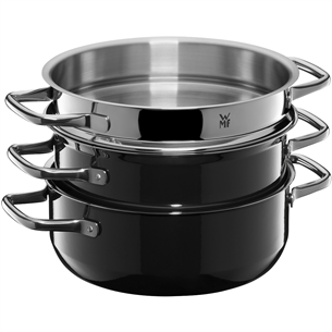 WMF Fusiontec Compact, 3 priekšmeti, melna - Katlu komplekts