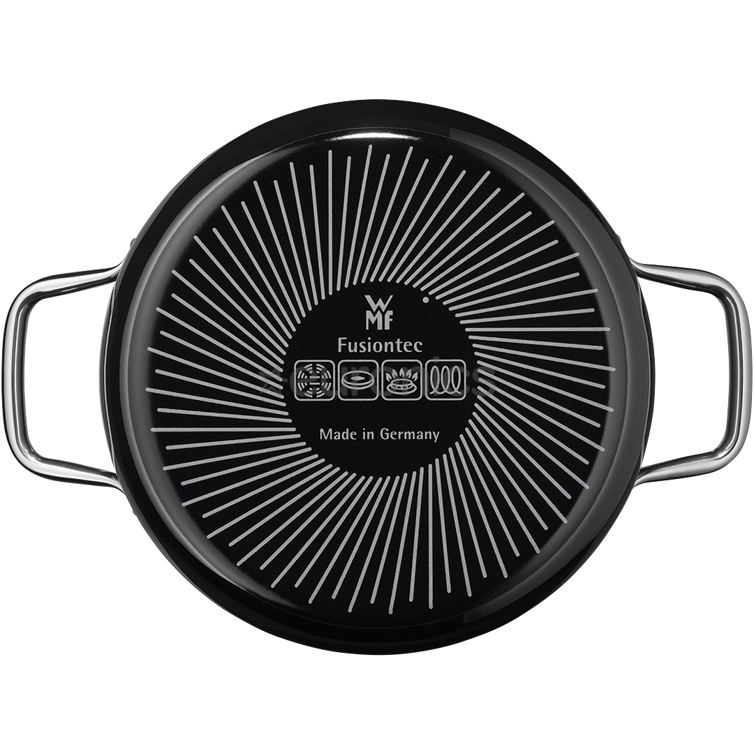 WMF Fusiontec Compact, 3 priekšmeti, melna - Katlu komplekts