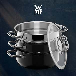 WMF Fusiontec Compact, 3 шт, черный - Комплект кастрюль