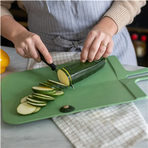 KOZIOL, Snap L, nature leaf green - Cutting board