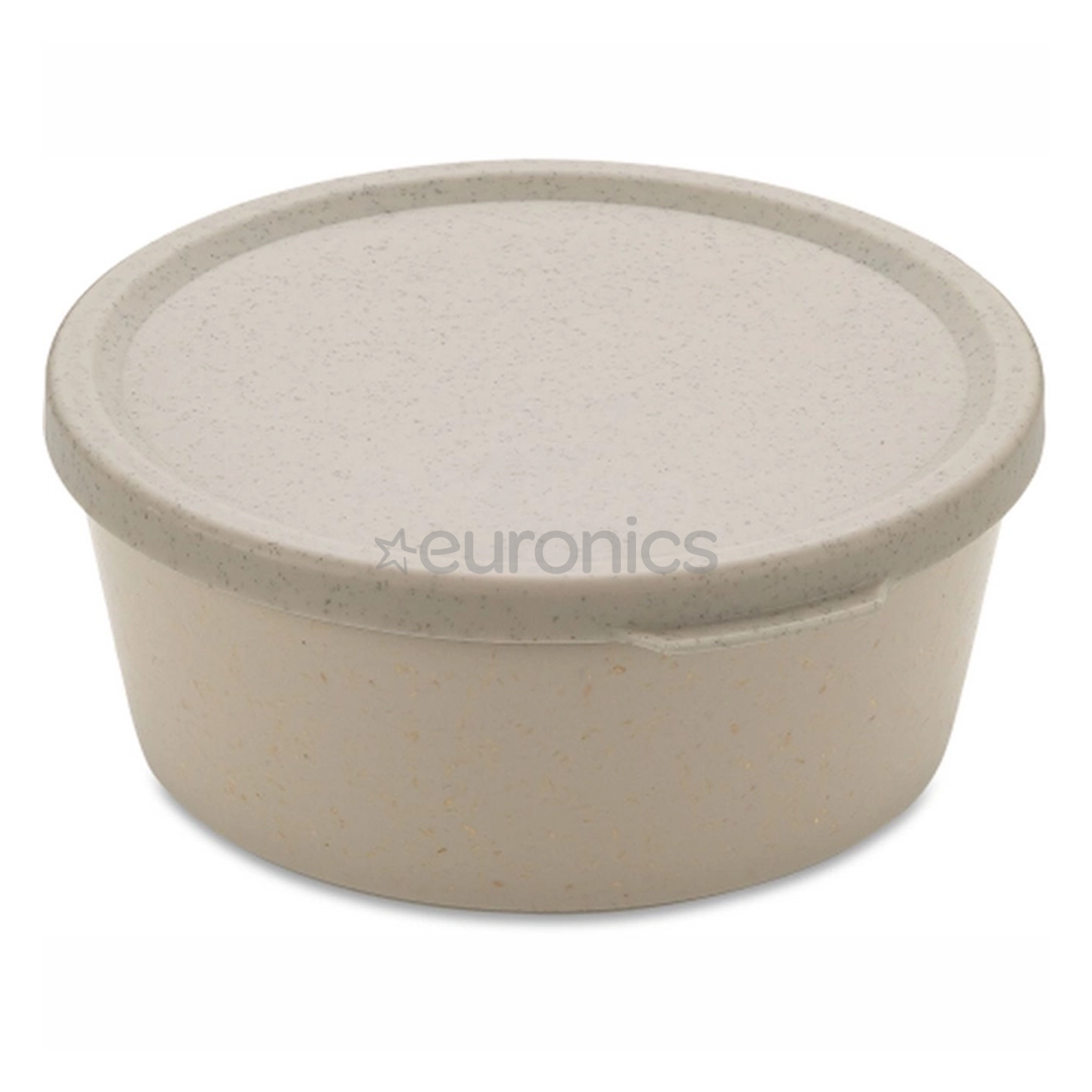 KOZIOL, Connect bowl, 890 ml, nature desert sand - Bowl with lid