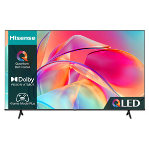 Hisense E7KQ, 65", Ultra HD, QLED, черный - Телевизор