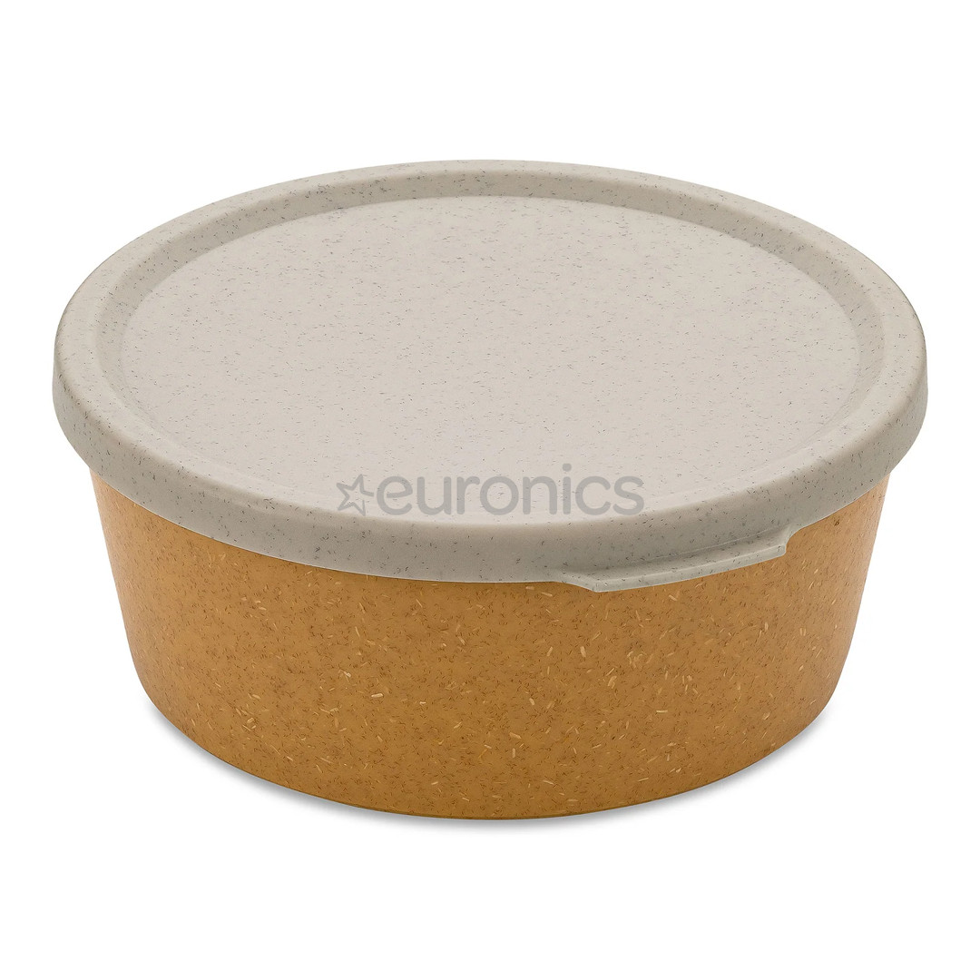 KOZIOL, Connect bowl, 890 ml, natural wood - Bowl with lid