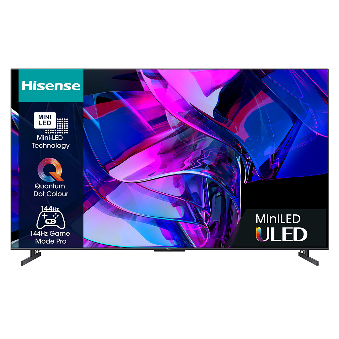 Hisense U7KQ, 85'', Ultra HD, Mini LED, black - TV