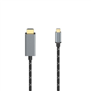 Hama Video Cable, USB-C, 1,5 m, melna - Vads