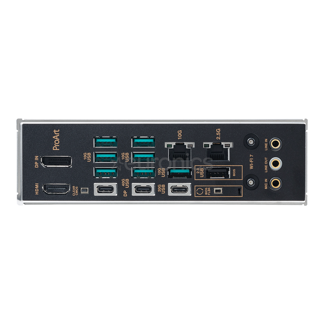 ASUS ProArt X870E-Creator WiFi, AMD X870E, AM5, DDR5, ATX, WiFi+BT- Mātesplate
