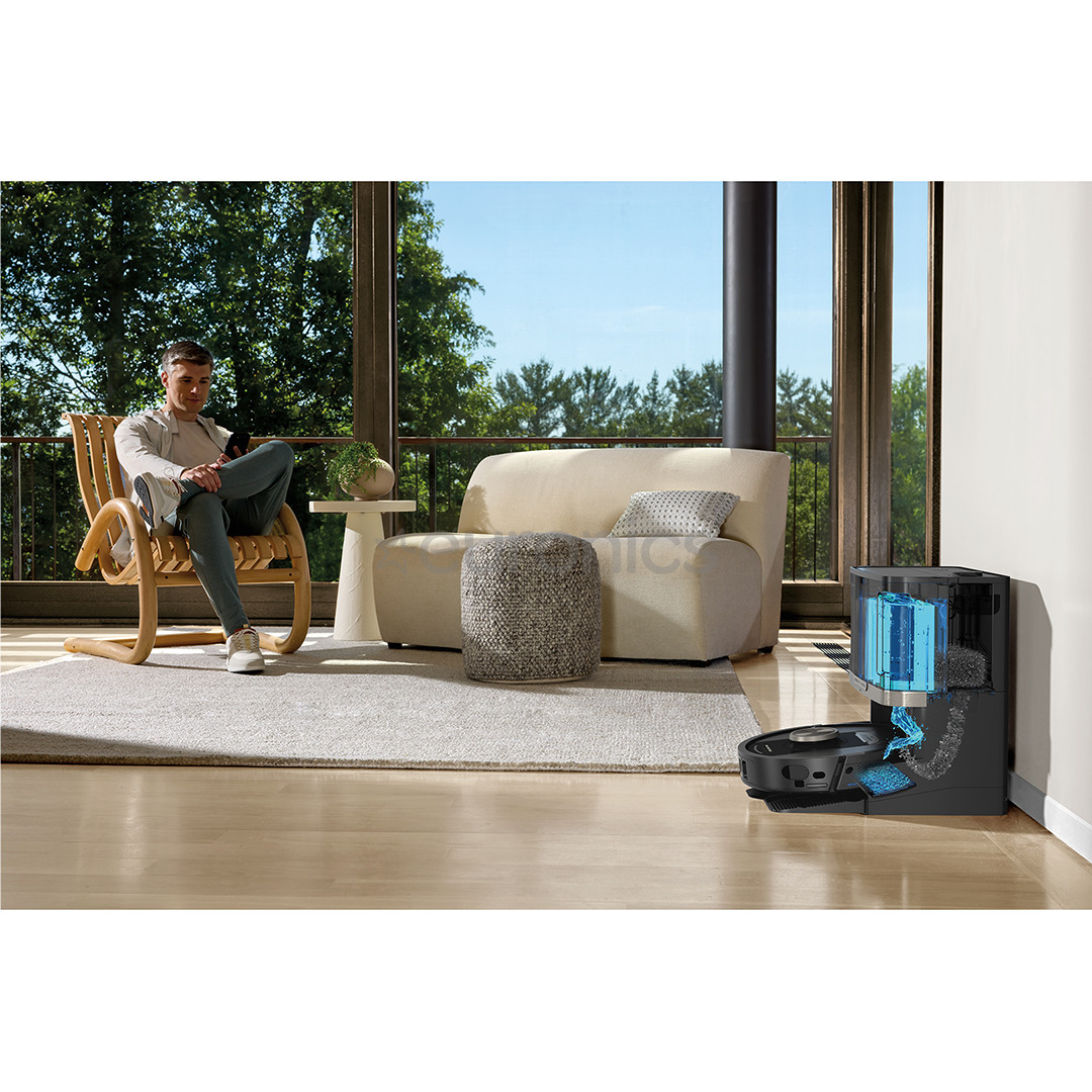 Shark PowerDetect NeverTouch Pro, Wet & Dry, black - Robot vacuum cleaner