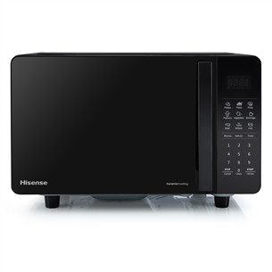 Hisense, 20 L, 700 W, melna - Mikroviļņu krāsns H20MOBS4HS