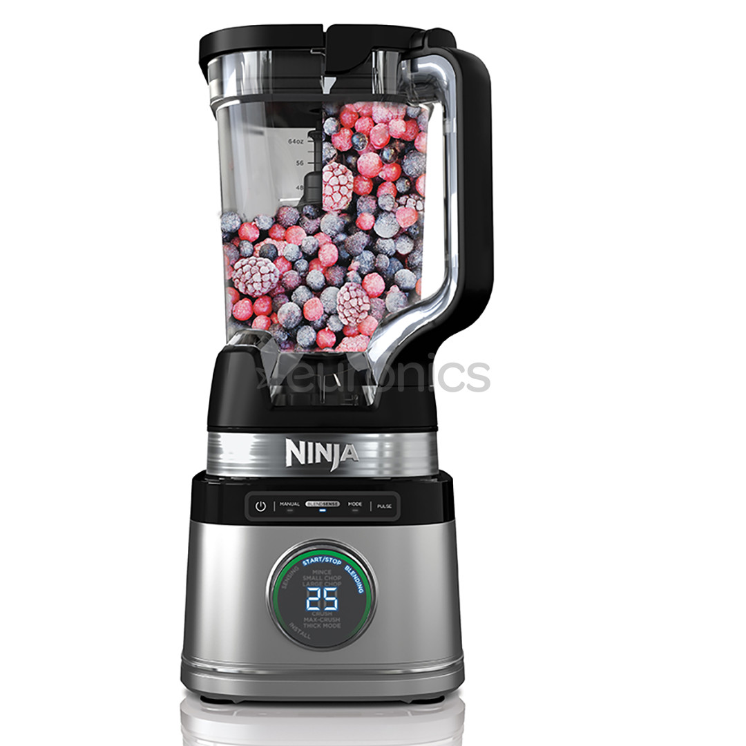 Ninja Detect Power Blender Pro, 1200 W, melna/sudraba - Blenderis