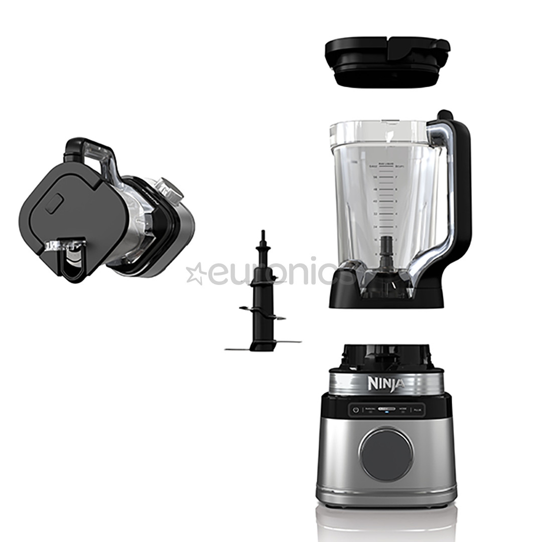 Ninja Detect Power Blender Pro, 1200 W, melna/sudraba - Blenderis