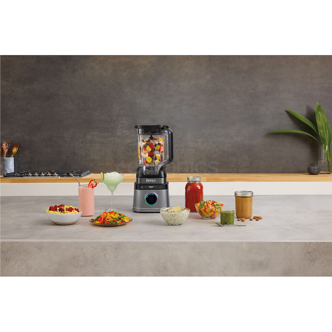 Ninja Detect Power Blender Pro, 1200 W, melna/sudraba - Blenderis