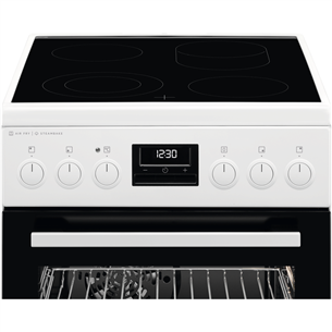 AEG 6000 SteamBake, 58 L, balta - Elektriskā plīts ar keramikas virsmu