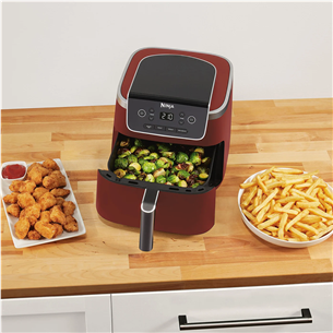 Ninja Air Fryer PRO, 4.7 L, 1750 W, sarkana - Karstā gaisa friteris