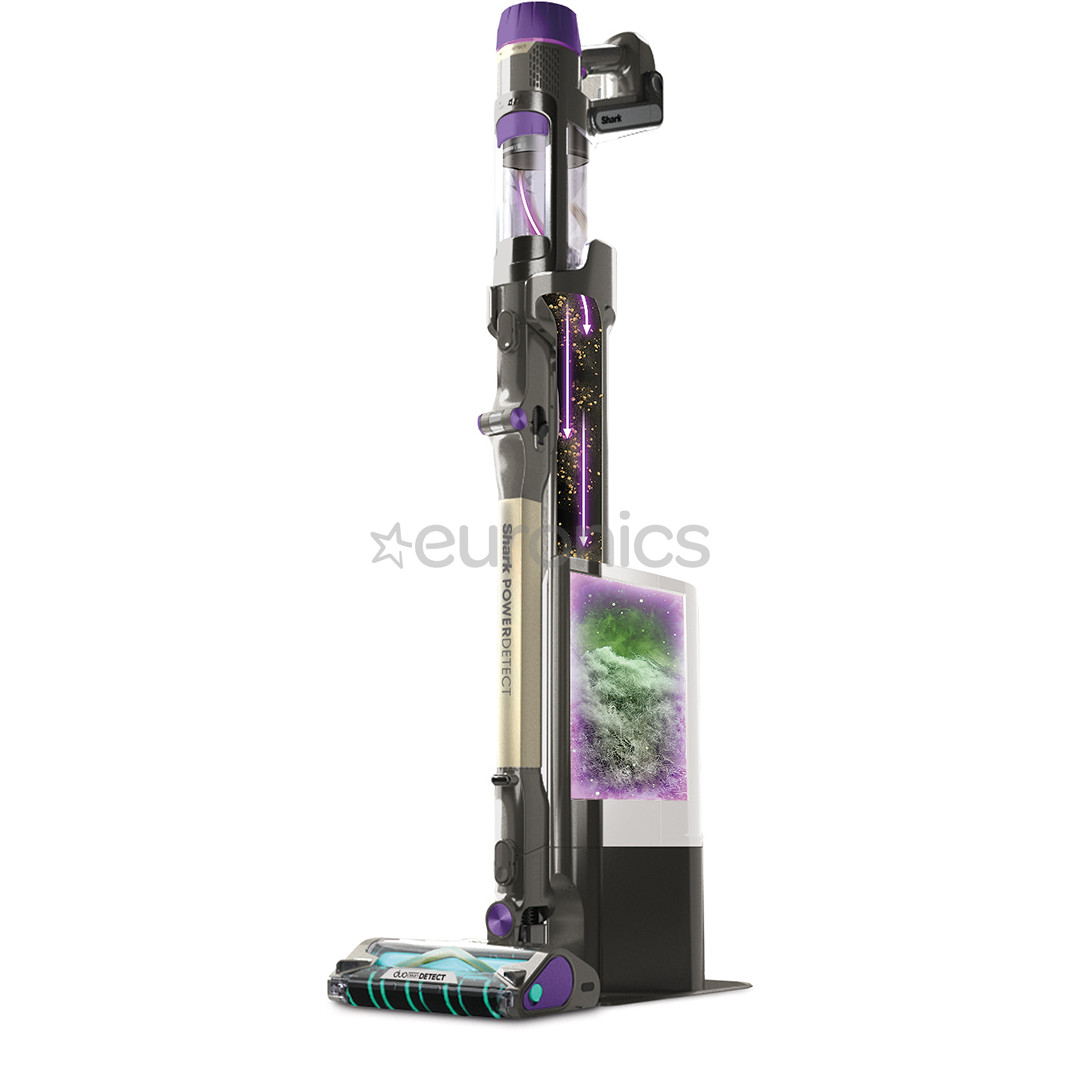 Shark PowerDetect Clean & Empty, bēša/pelēka - Bezvadu putekļu sūcējs