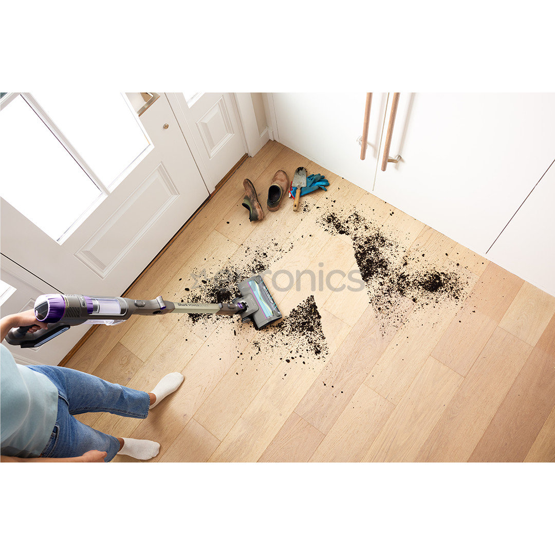 Shark PowerDetect Clean & Empty, bēša/pelēka - Bezvadu putekļu sūcējs