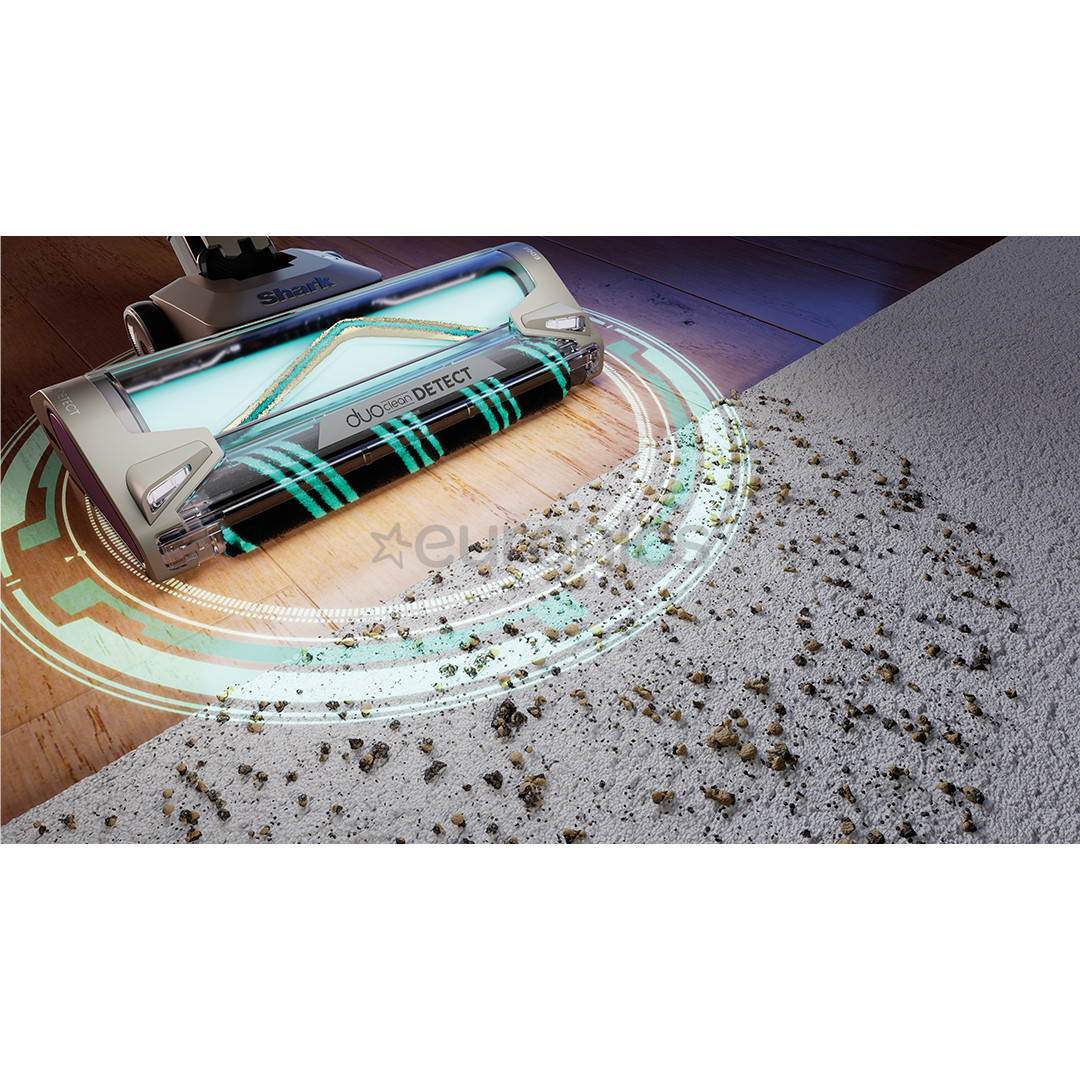 Shark PowerDetect Clean & Empty, bēša/pelēka - Bezvadu putekļu sūcējs