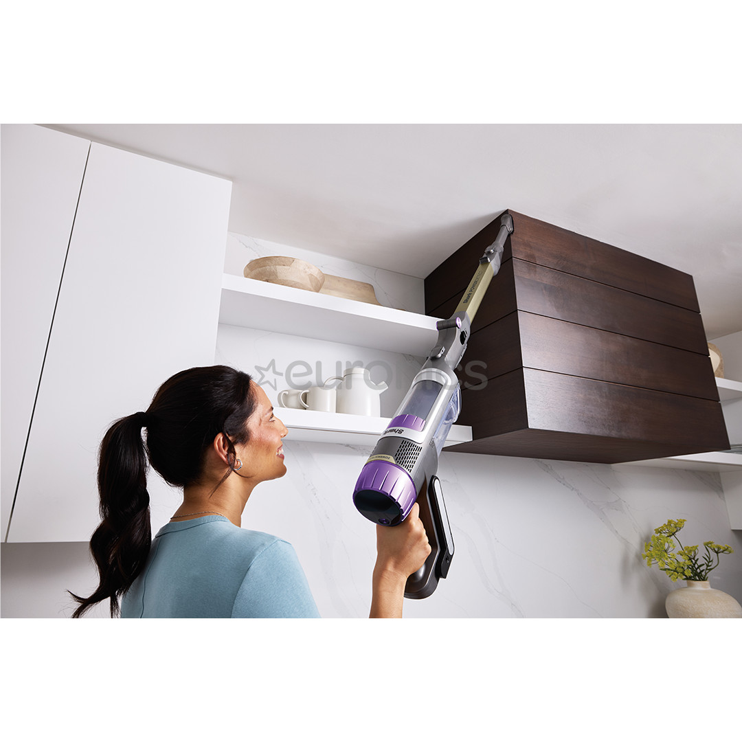 Shark PowerDetect Clean & Empty, bēša/pelēka - Bezvadu putekļu sūcējs