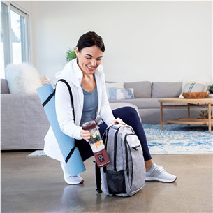 Ninja Blast, sarkana - Portatīvais bezvadu blenderis