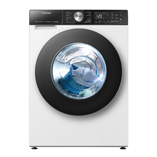 Hisense, 10,5 кг / 6 кг, глубина 59 см, 1400 об/мин, черный - Стирально-сушильная машина