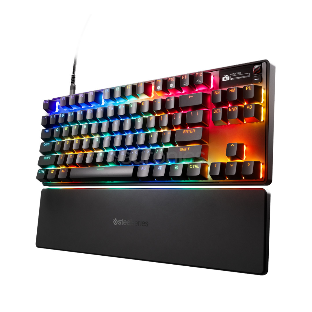 Steelseries Apex Pro TKL Gen 3, US, melna - Klaviatūra
