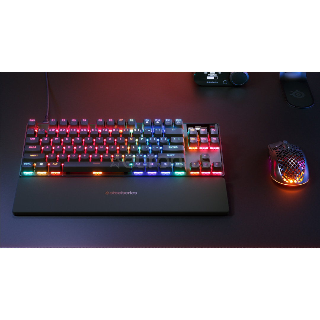 Steelseries Apex Pro TKL Gen 3, US, melna - Klaviatūra