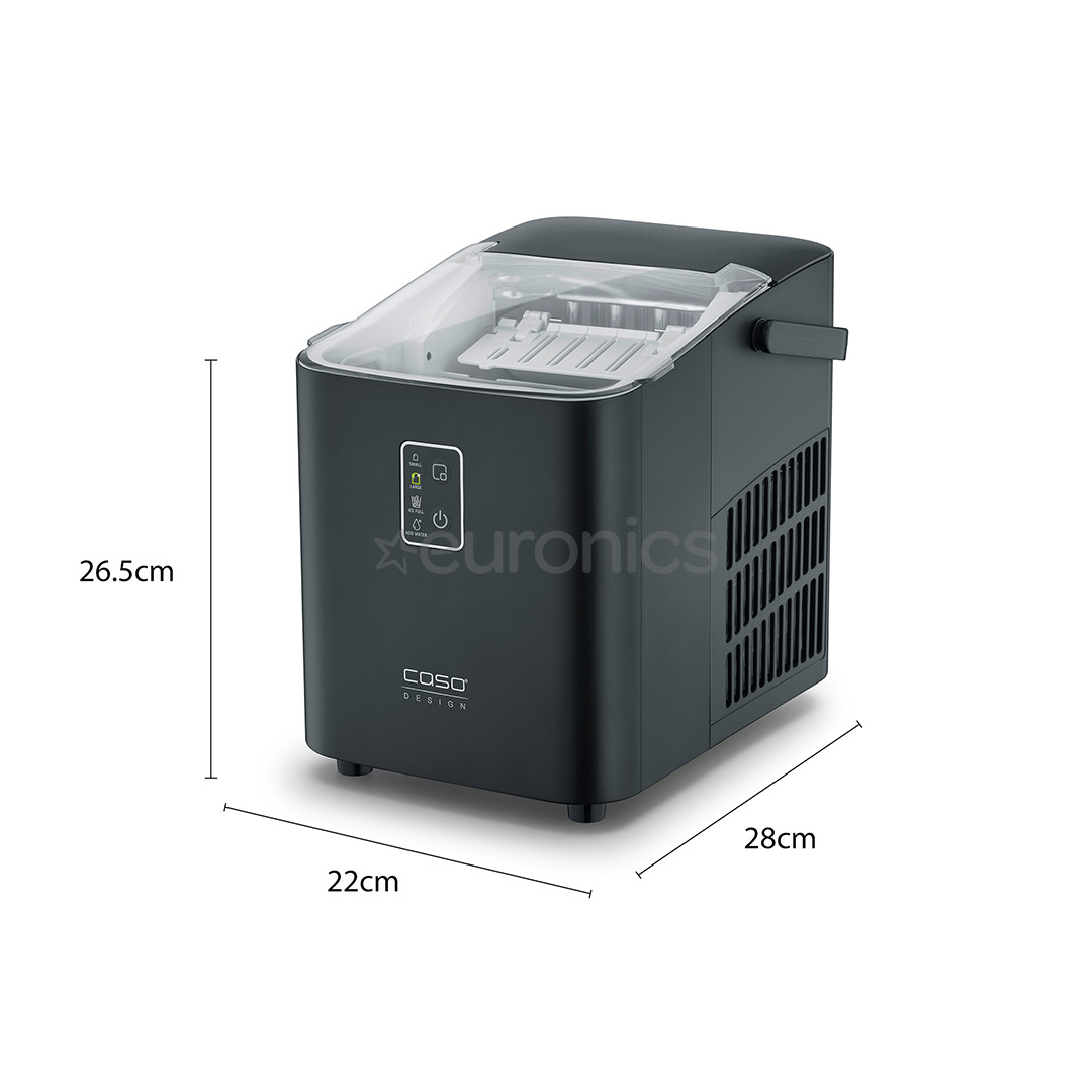 Caso IceChef Compact, 120 W, matte black - Ice maker