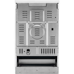 Electrolux 600 Series, 58 L, platums 50 cm, balta - Elektriskā plīts ar keramikas virsmu