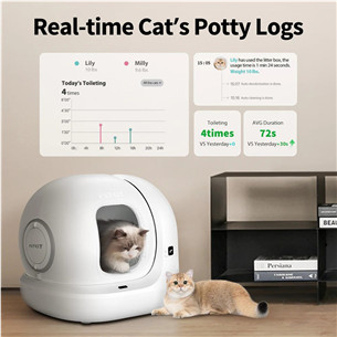 Petkit Pura MAX 2, 7 L, white - Automatic self-cleaning litter box